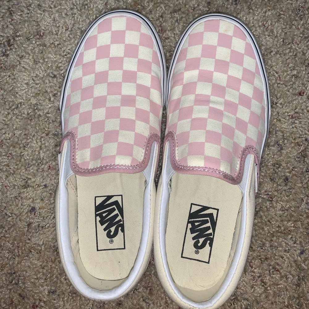 Purple Checkered Vans